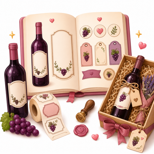 Homemade Wine Label & Gift Pack