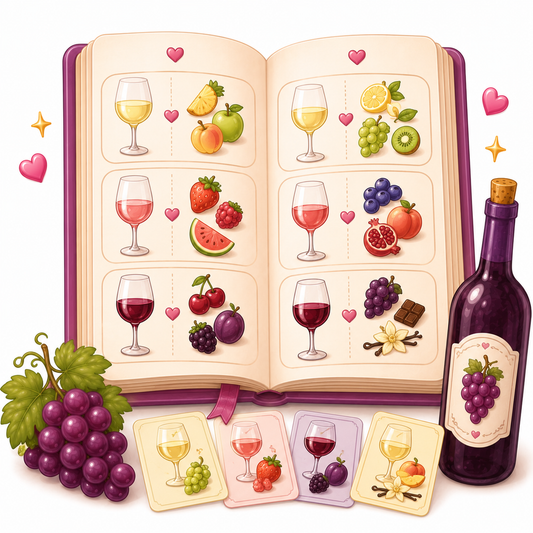 Wine & Fruit Flavor Pairing Cheat Sheets