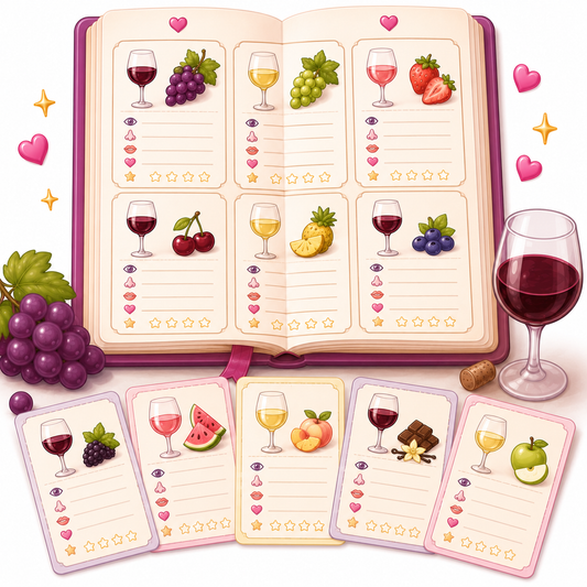 Printable Wine Tasting Cards